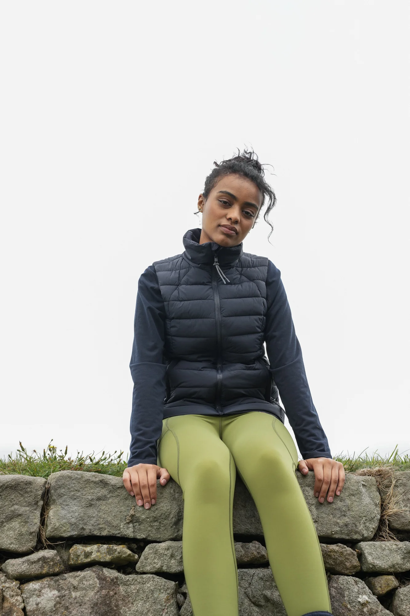 Thermal Altitude Leggings - Full Length - Olive - Image 7