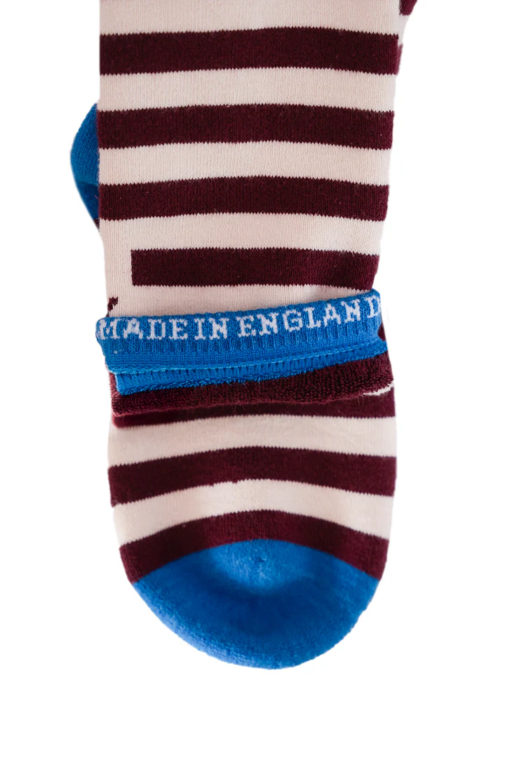 Cloudwalk Socks - Cabernet Stripe - Image 3