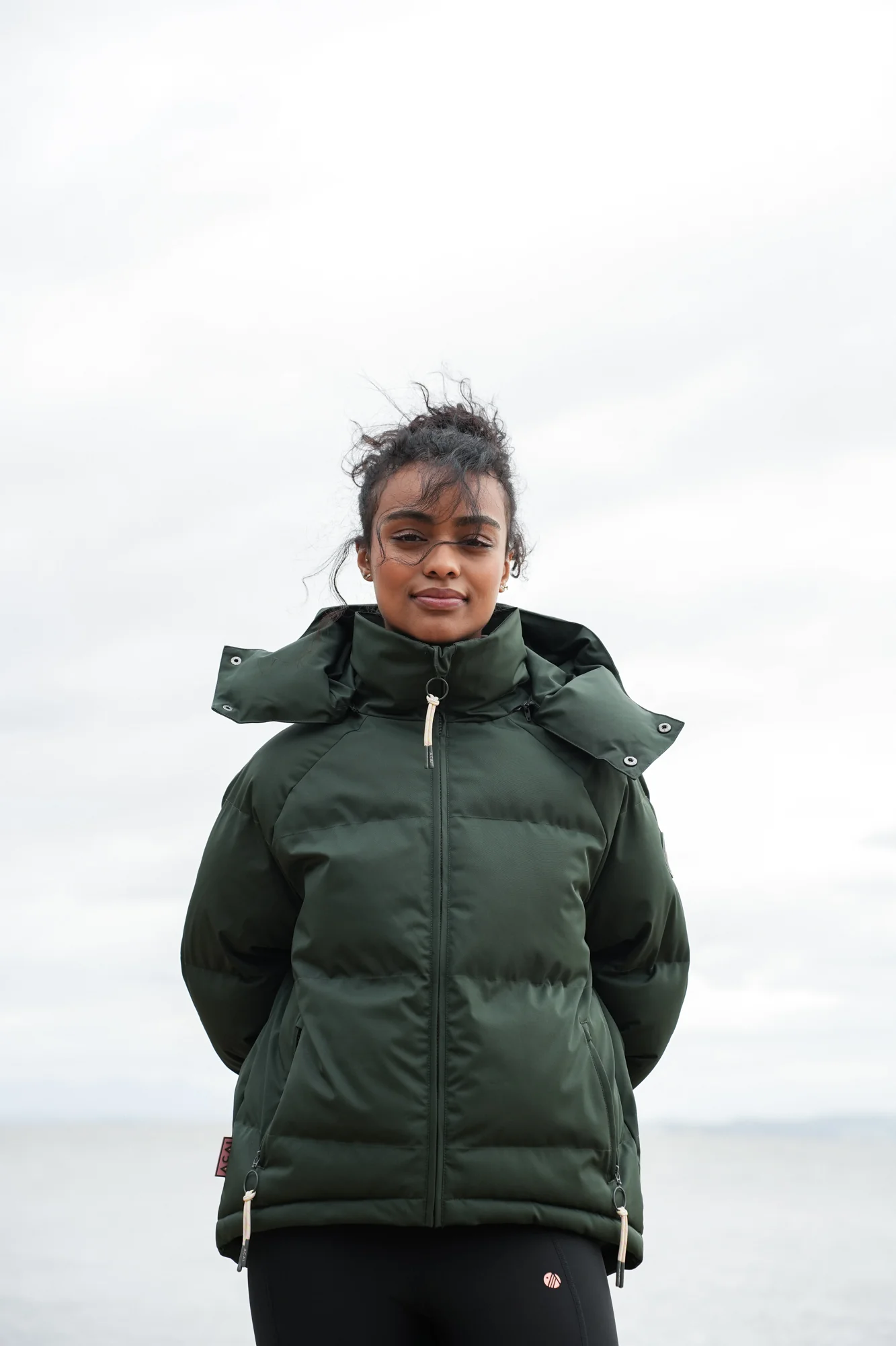 Cocoon Coat - Woodland Green - Image 2