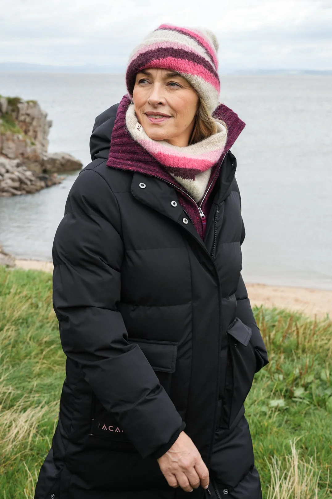 Dawn Mist Beanie - Cabernet - Image 4