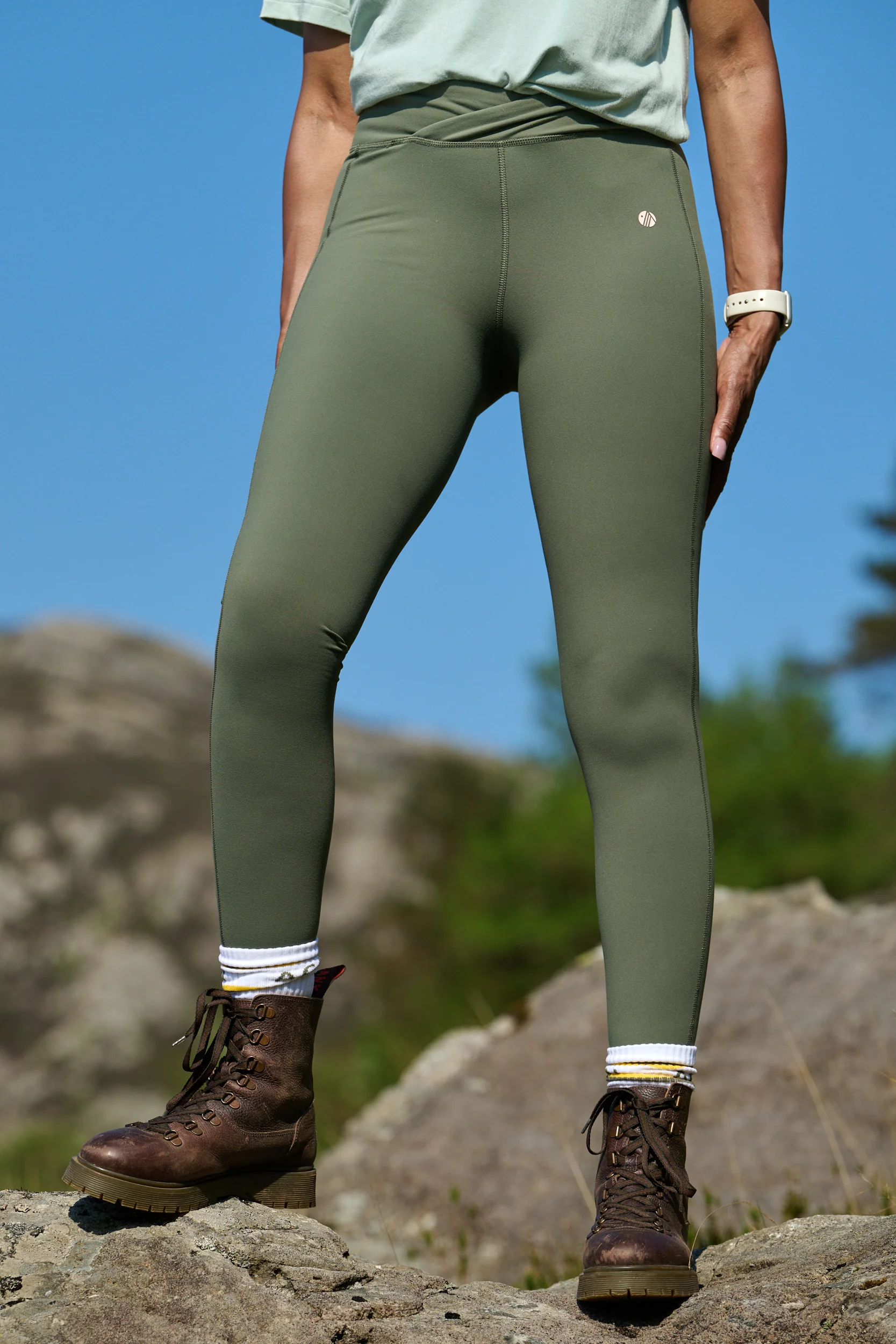 Encompass Leggings - Full Length - Deep Sage - Image 2