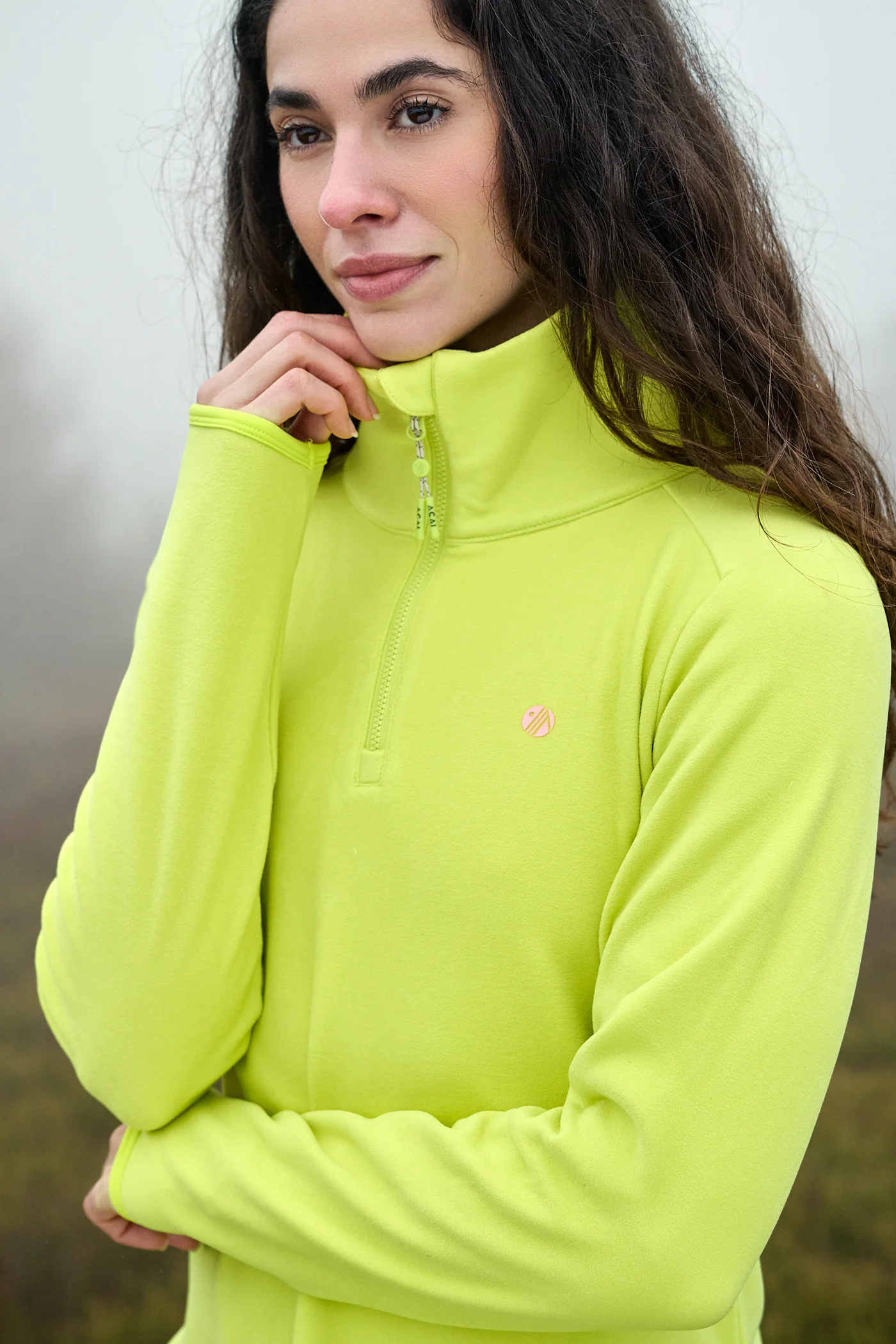 Endurasoft Quarter Zip - Limeade - Image 2