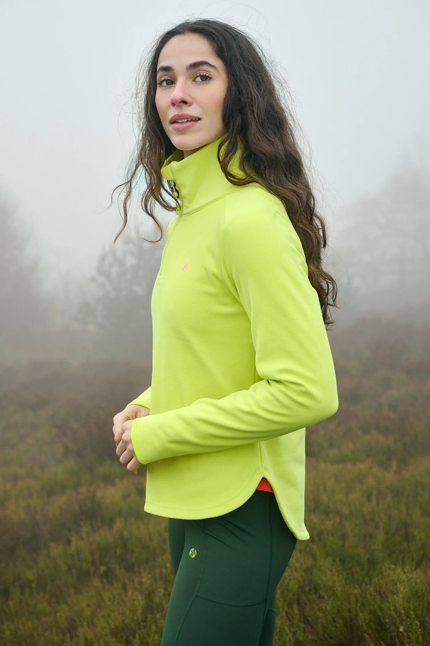 Endurasoft Quarter Zip - Limeade - Image 5