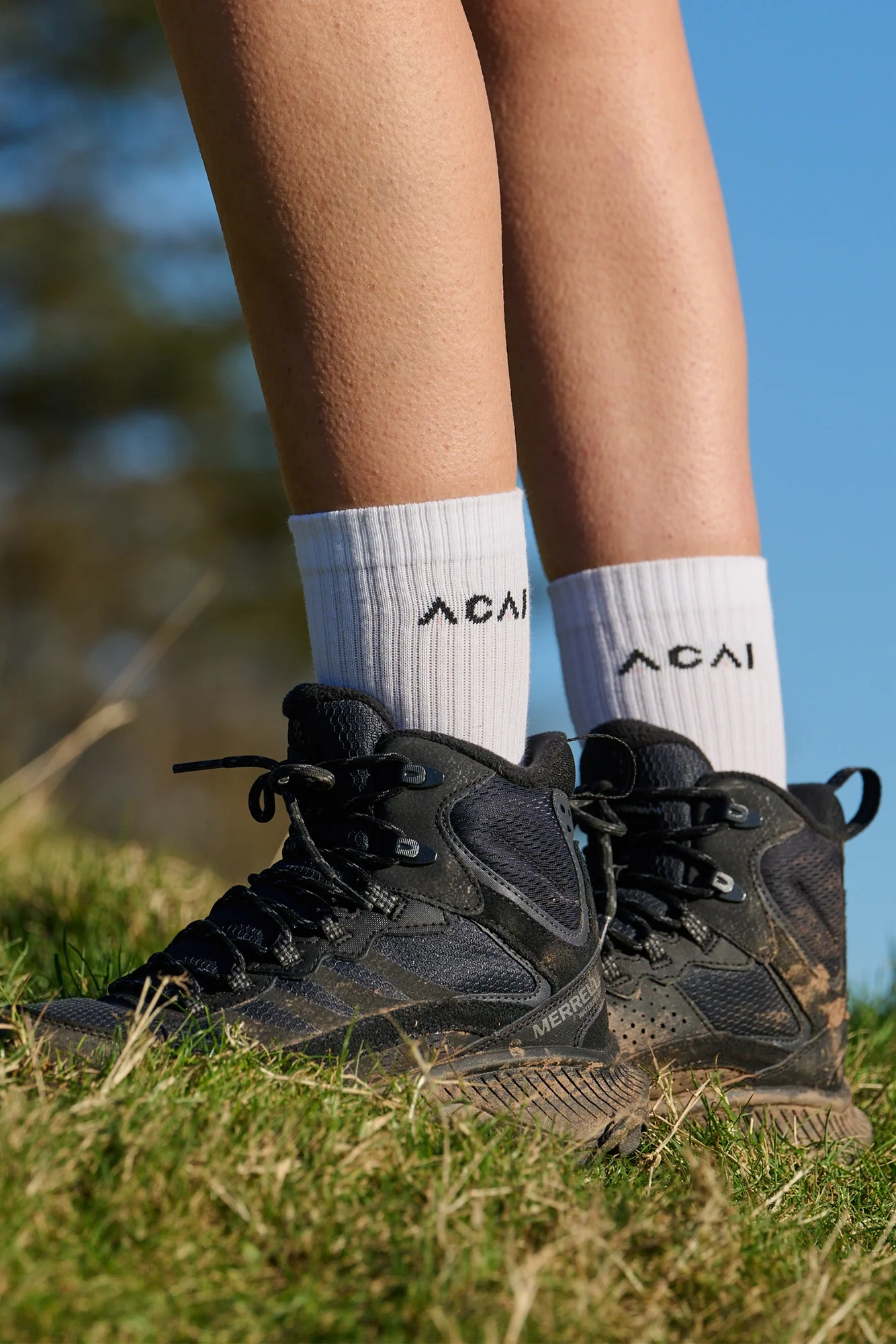 Everyday Crew Socks 2 Pack - Black and White - Image 3