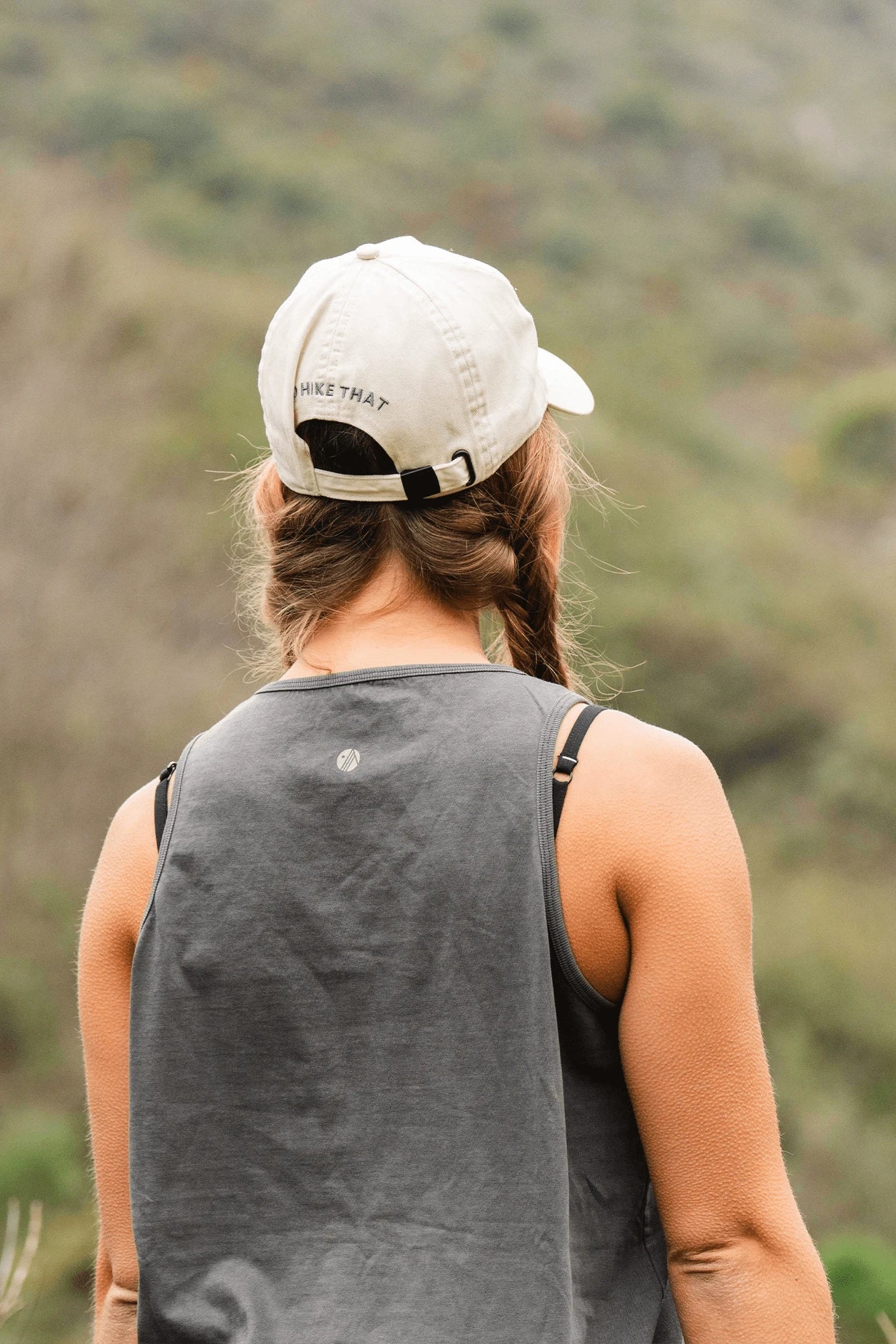 I'd Hike That Graphic Tank - Washed Black - Image 3